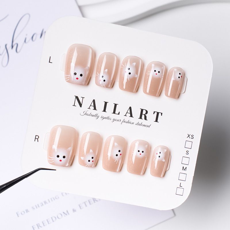 Floral and Butterfly Design Press-On Nails Stornfield