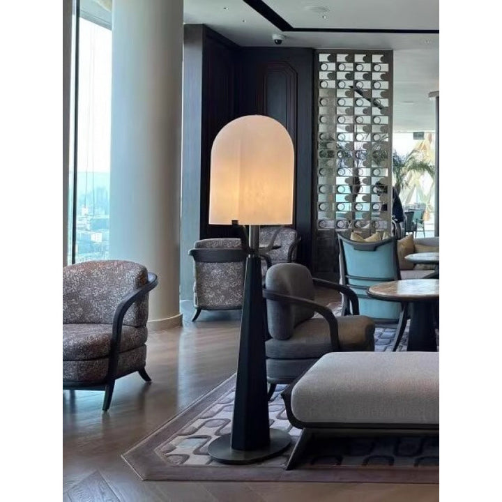 Modern Floor Lamp with Arched Shade