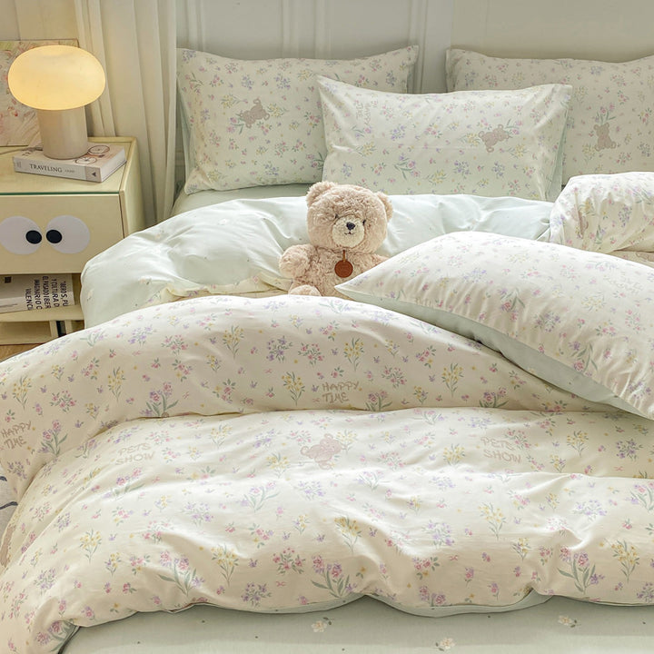 Floral Print Bed Linen Set