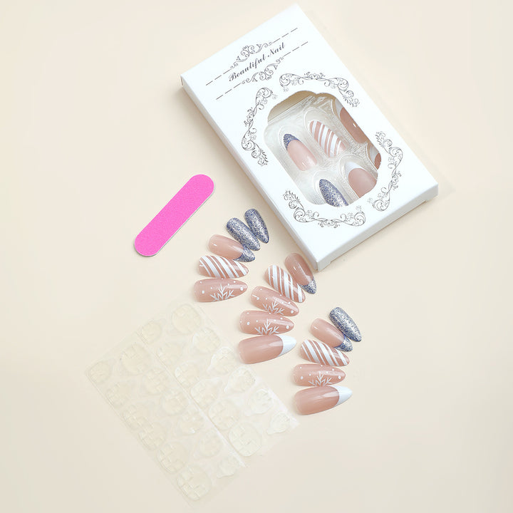 Creative nail art set with elegant patterns Stornfield