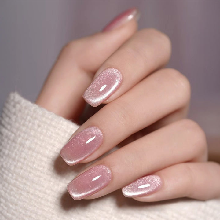 Glamorous artificial nail set with glitter and glamour accents Stornfield