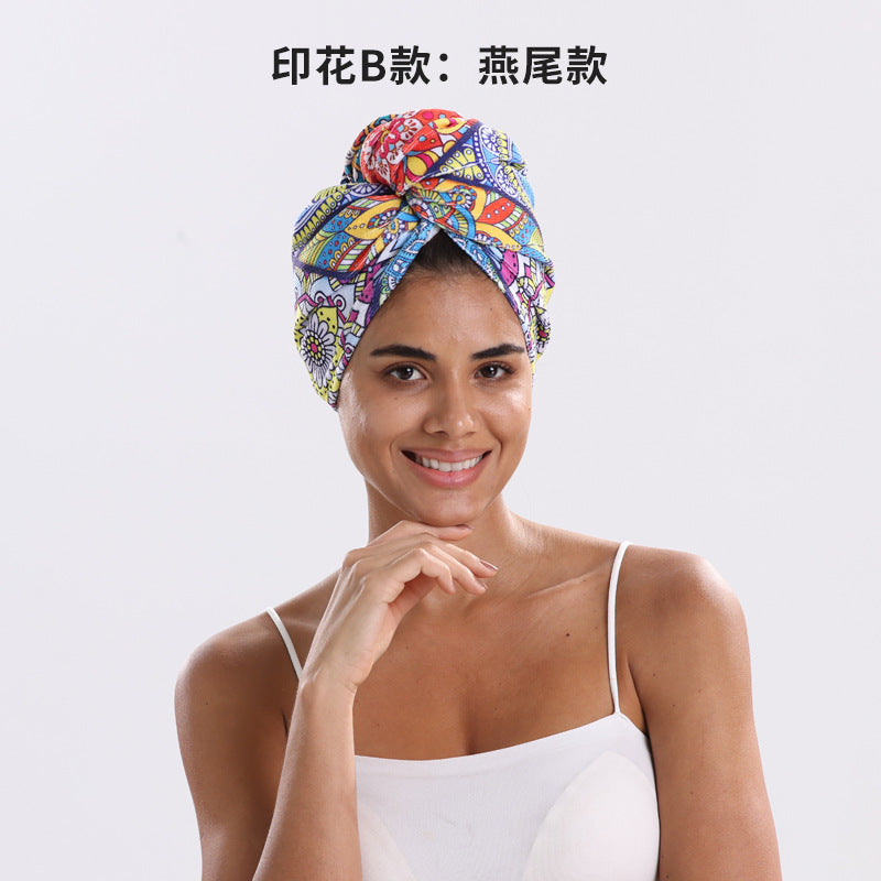 Shower cap with colorful print Stornfield