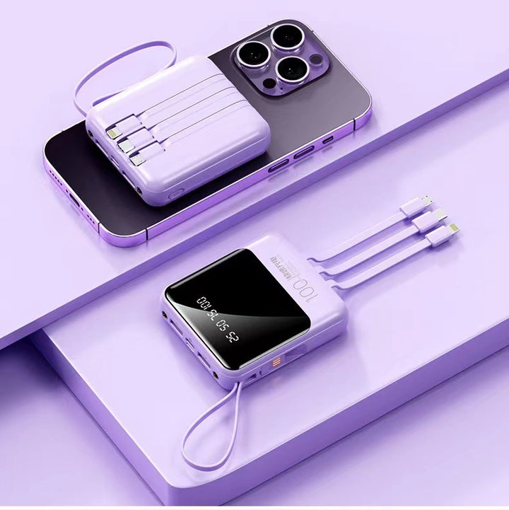 Power bank with multifunctional charging cable Stornfield