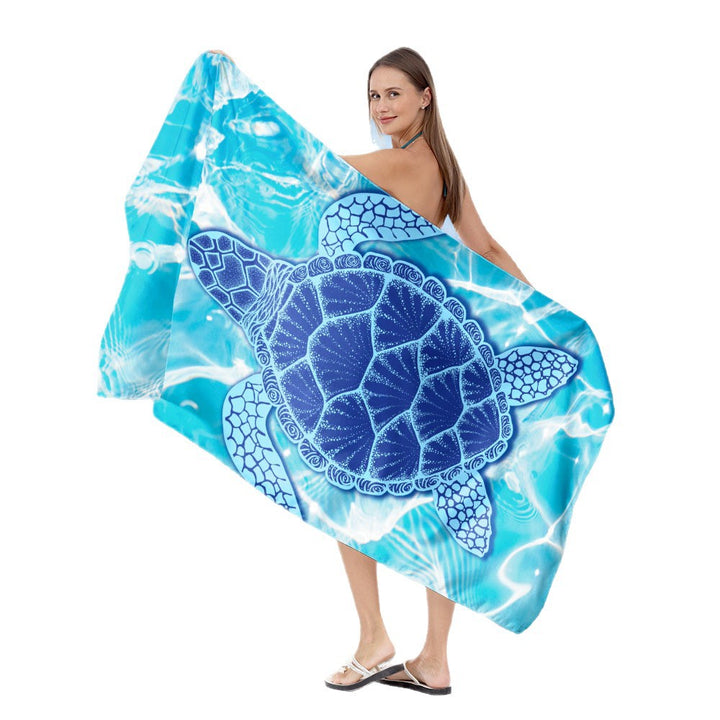 Beach towel with artistic mandala design Stornfield