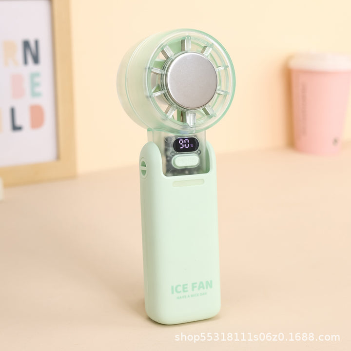 Rechargeable Ice Cooling Handheld Fan Stornfield