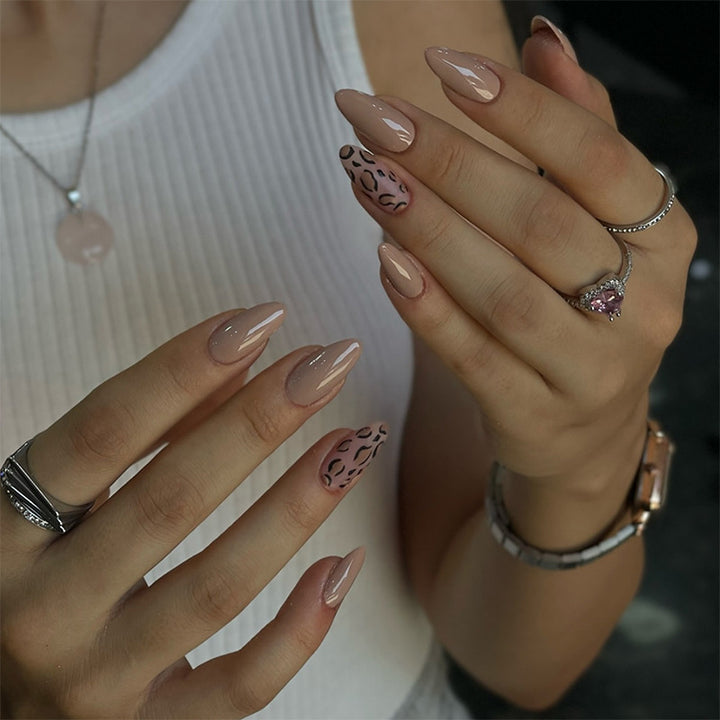 Decorative Ombre Stiletto Press-On Nail Set Stornfield