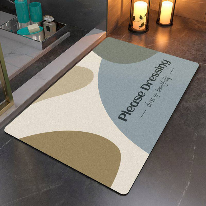 Artistic Abstract Bathroom Mat