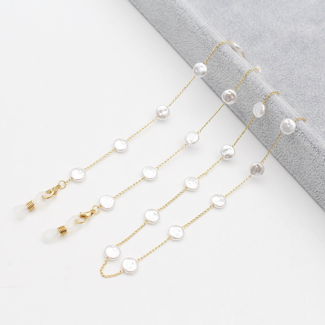 Pearl-Accented Eyewear Chain Stornfield