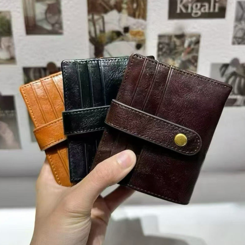 Genuine Leather Card Holder Wallet