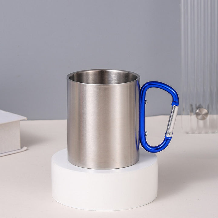 Women's Stainless Steel Coffee Mug with Carabiner Handle Stornfield