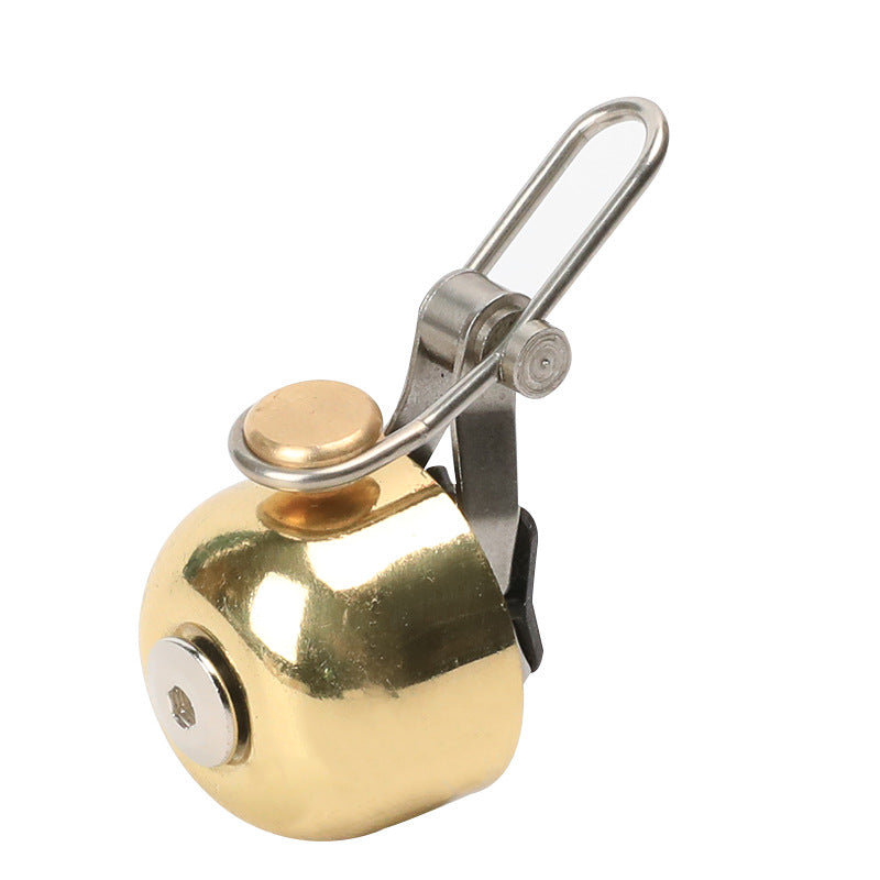 compact mini bicycle bell with stainless steel lever clamp Stornfield