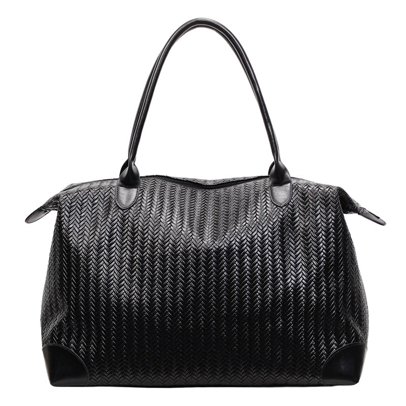 Elegant Tote Bag Made of Woven Synthetic Leather Stornfield