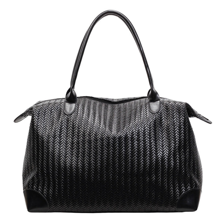 Elegant Tote Bag Made of Woven Synthetic Leather Stornfield
