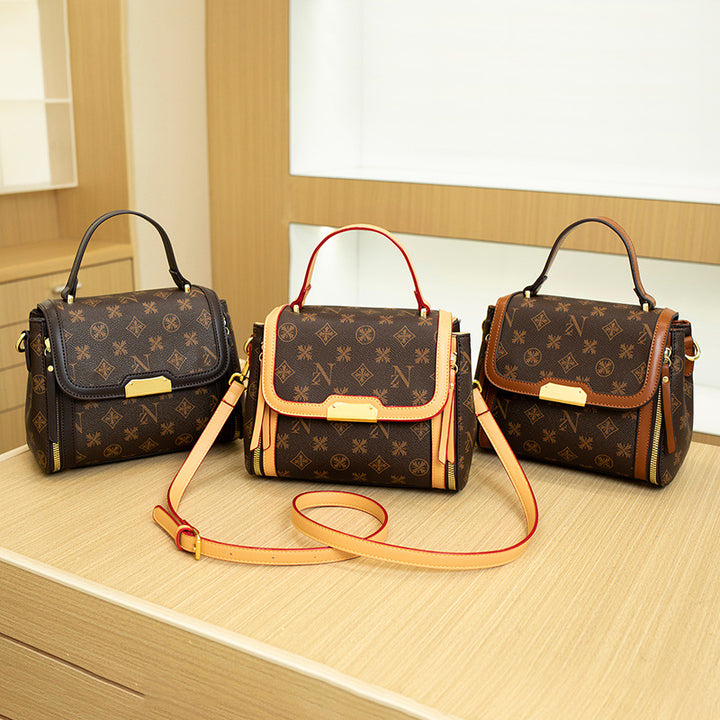 Stylish Structured Handbag with Adjustable Strap