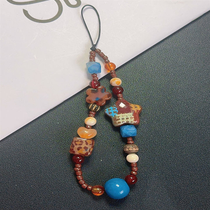 Decorative Beaded Charm Keychain Stornfield