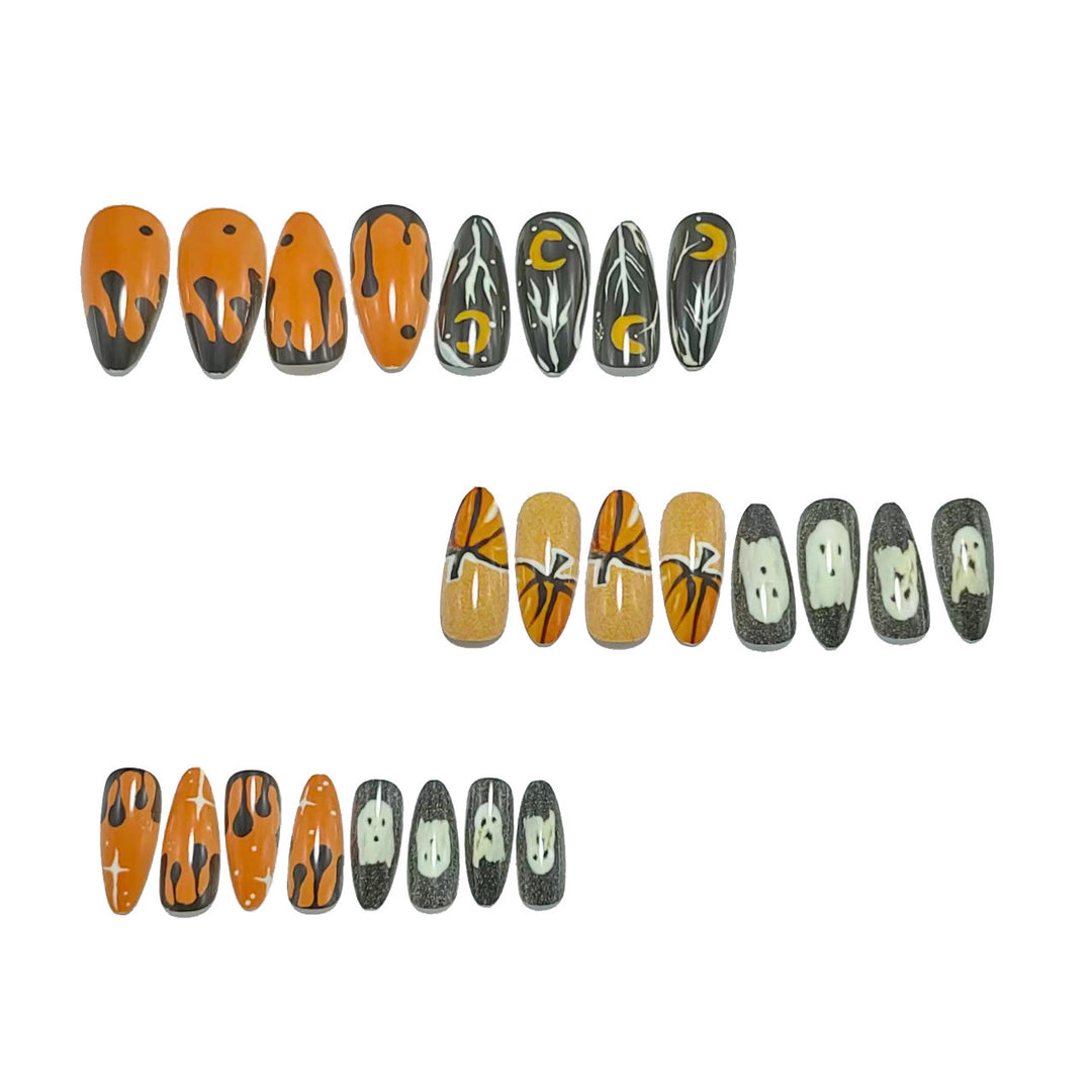 Artificial nails with creative Halloween design Stornfield