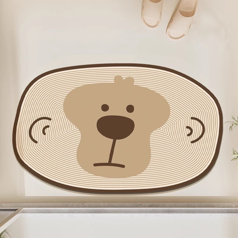 Adorable Frog-Shaped Bath Mat