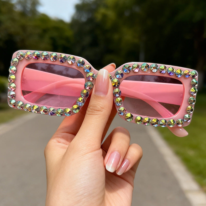 Decorative Rhinestone-Embellished Sunglasses Stornfield