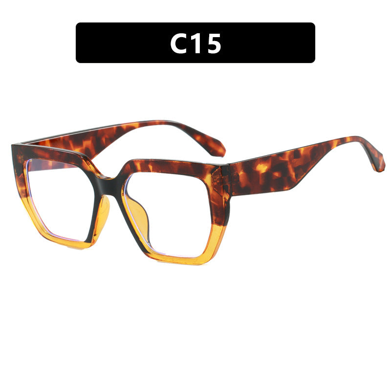 Women's geometric glasses in stylish tortoiseshell pattern Stornfield