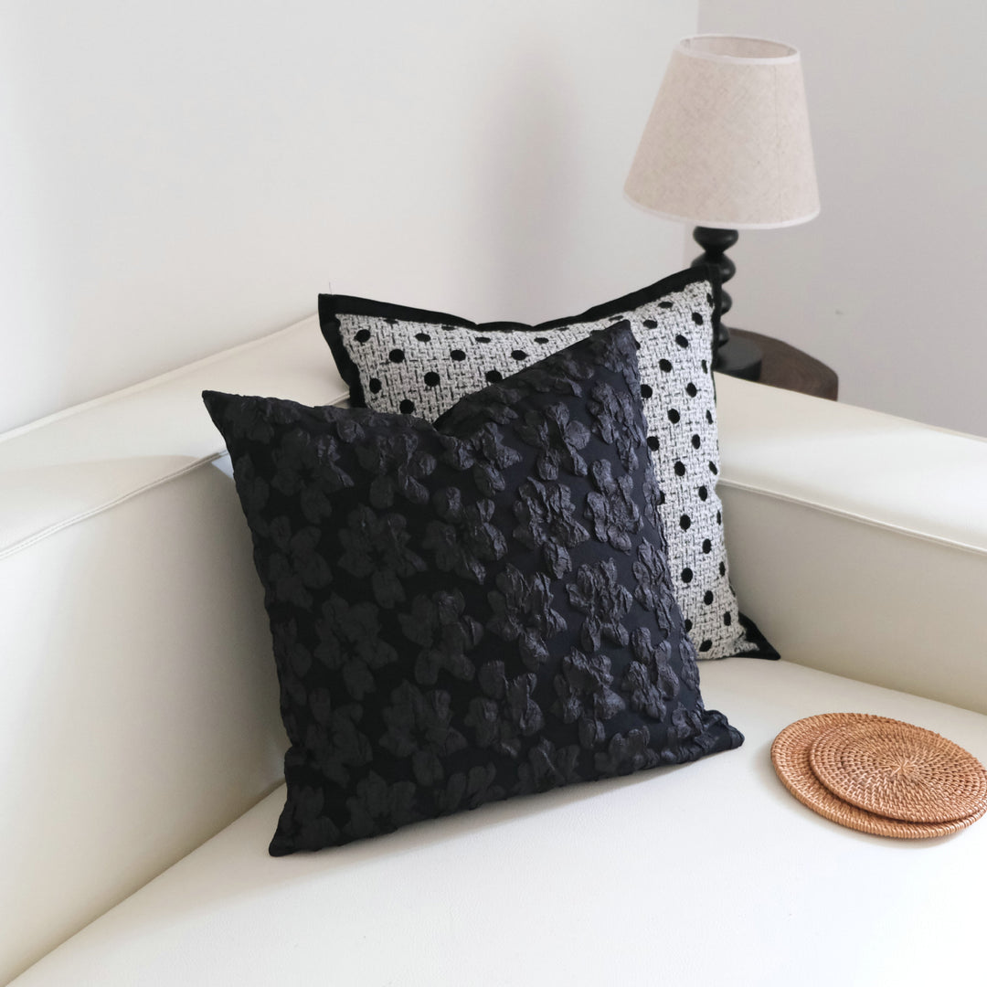 Textured Decorative Dot Pattern Pillow