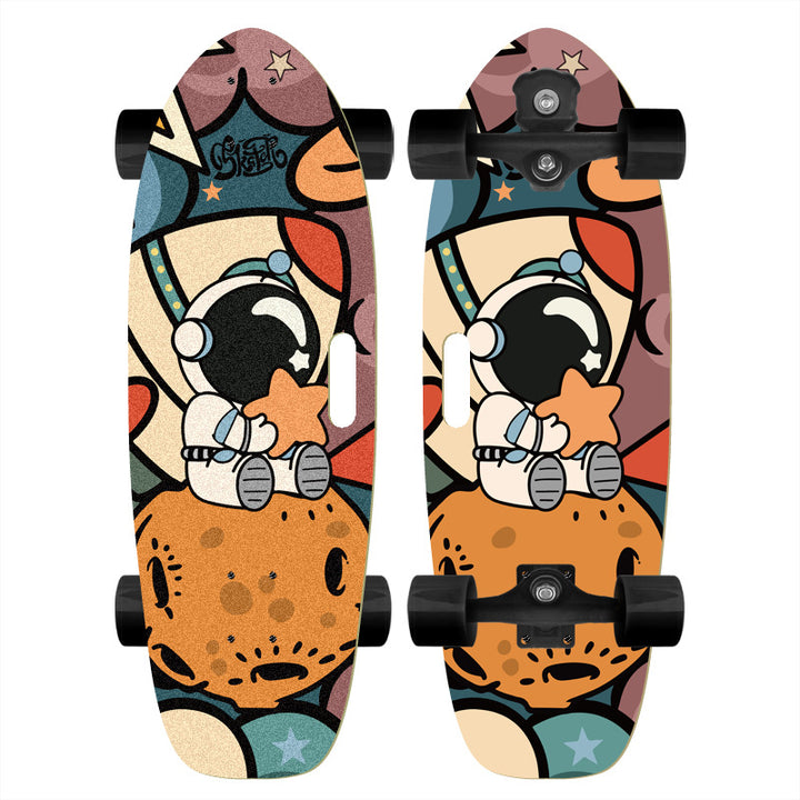 Skateboard with Custom Cartoon Design Stornfield