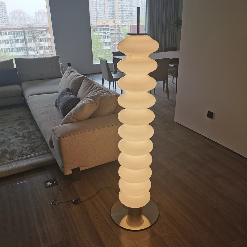 Modern Table Lamp with Sculptural Design