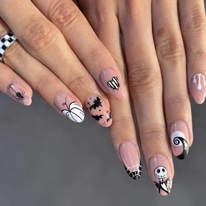 Halloween-Themed Articulated Press-On Nail Set Stornfield