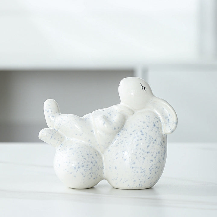 Whimsical Decorative Bunny Sculpture Stornfeild