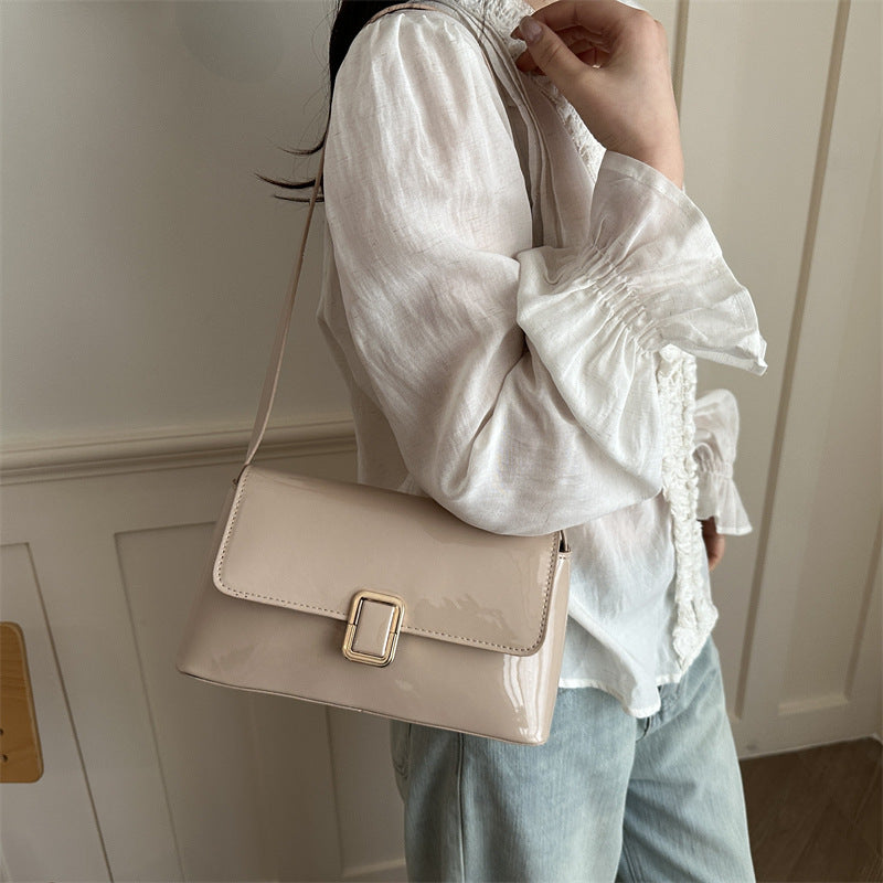 Elegant Patent Leather Handbag