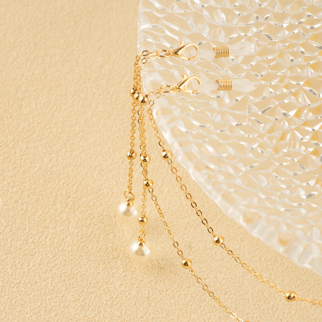 Elegant Pearl-Accent Eyewear Chain Stornfield