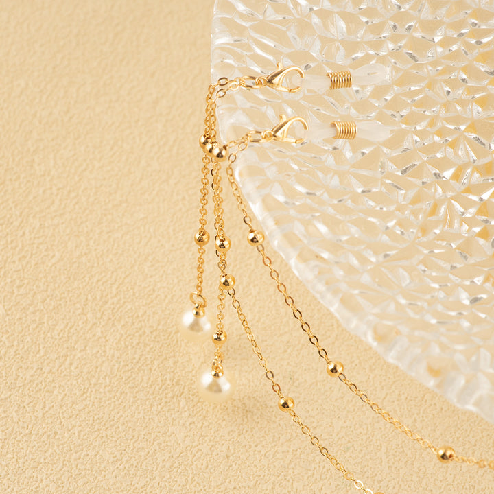 Elegant Pearl-Accent Eyewear Chain Stornfield