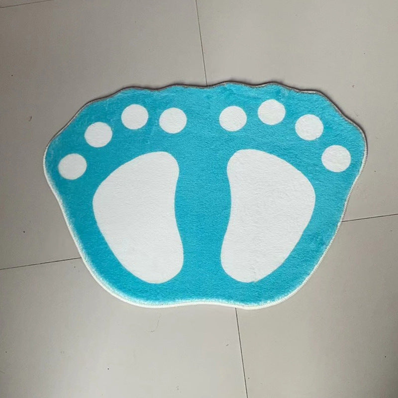 Cute Footprint Bath Mat