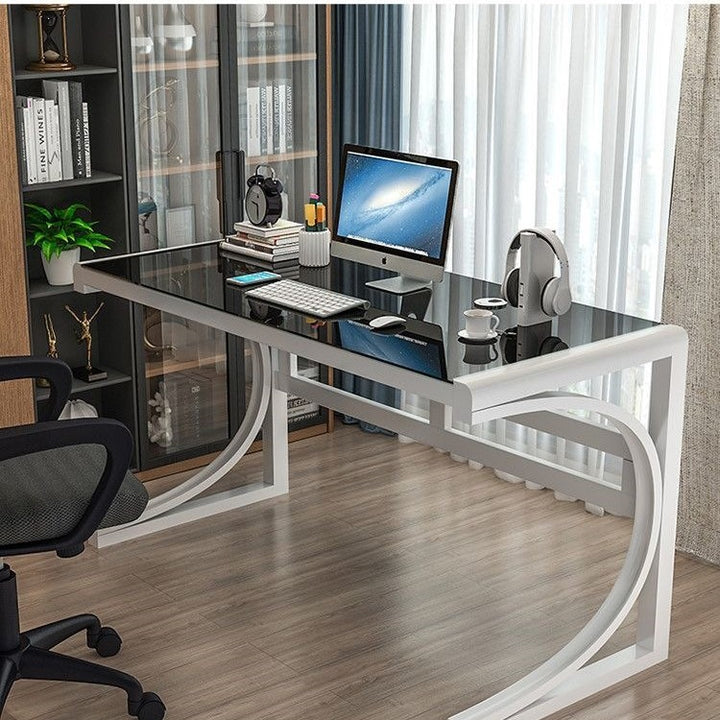 Modern Glass Desk Stornfield