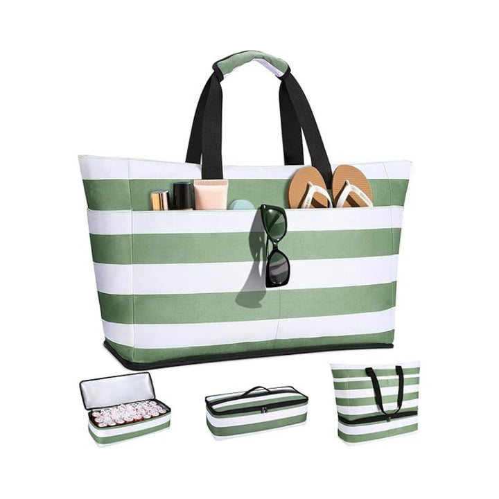 Beach bag with multiple compartments Stornfield