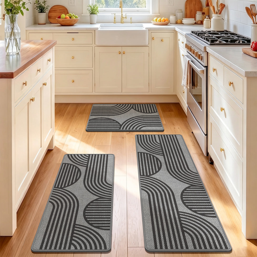 Stylish Geometric Pattern Kitchen Comfort Mat