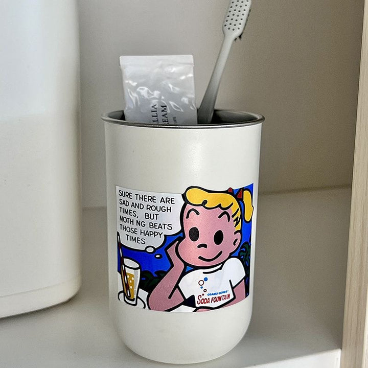 Toothbrush cup with trendy children's design Stornfield