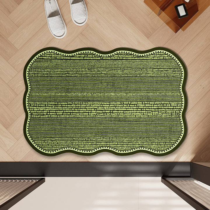 Floral Pattern Bath Mat