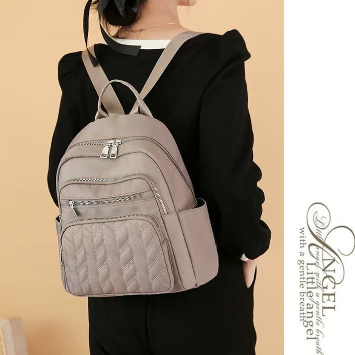 Versatile Quilted Backpack with Multiple Compartments Stornfield