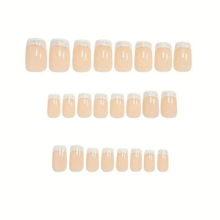 Classic French Tip Nail Art Stornfield