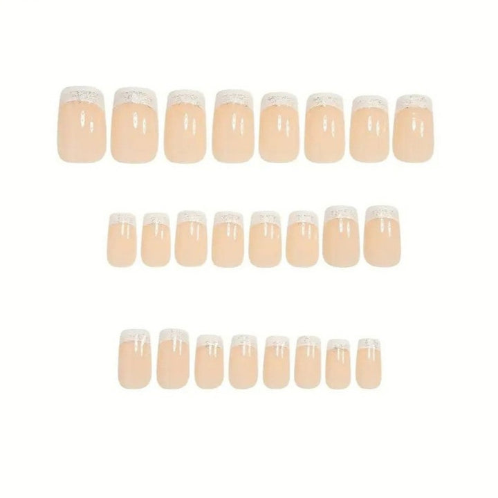 Classic French Tip Nail Art Stornfield