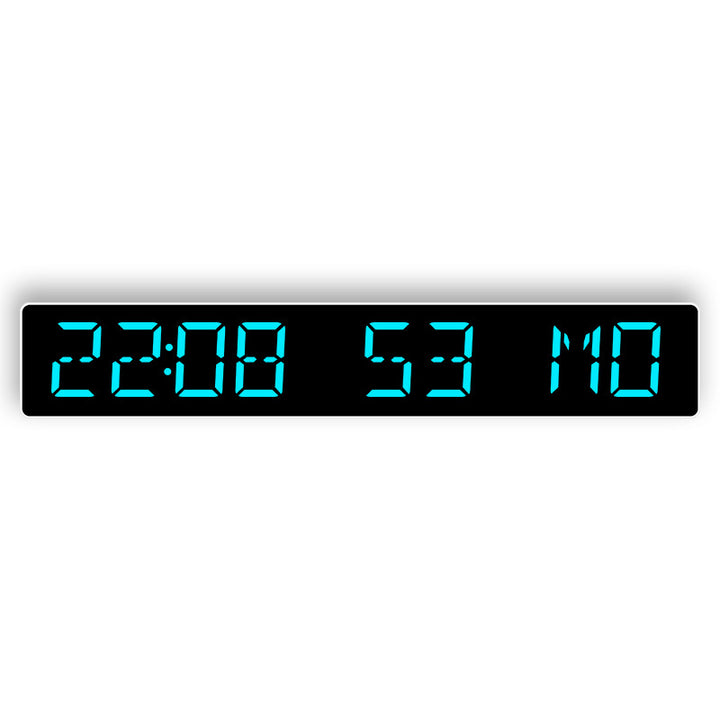 Digital wall clock with large LED display Stornfield