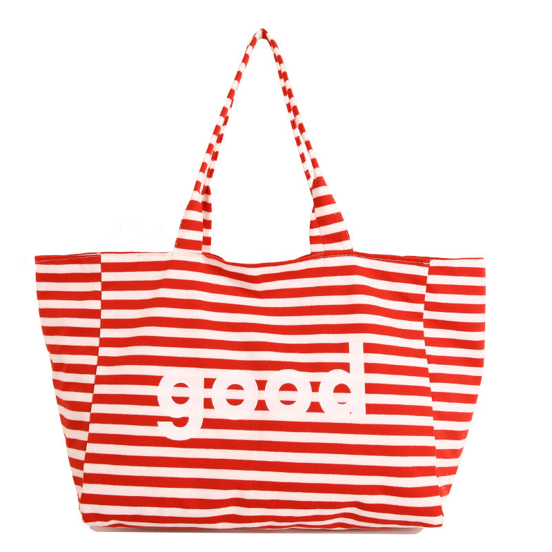 WoSpacious Canvas Beach Tote Bag Stornfield