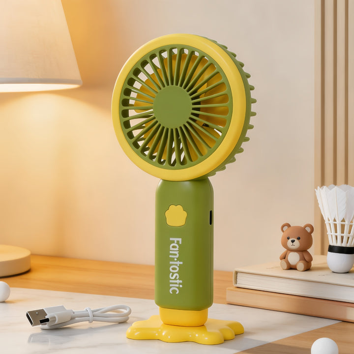 Women's Portable Mini Fan with Spray Function and USB Charging Option Stornfield