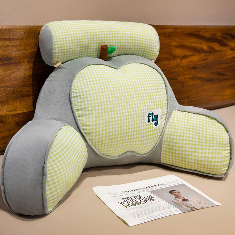 Comfortable support cushion with playful fruit design Stornfield
