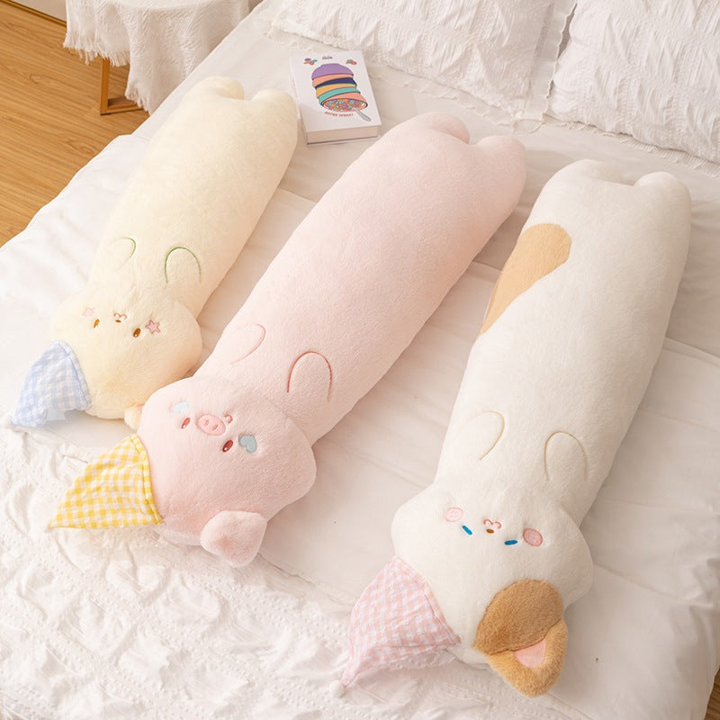 Plush neck roll with kitten motif Stornfield