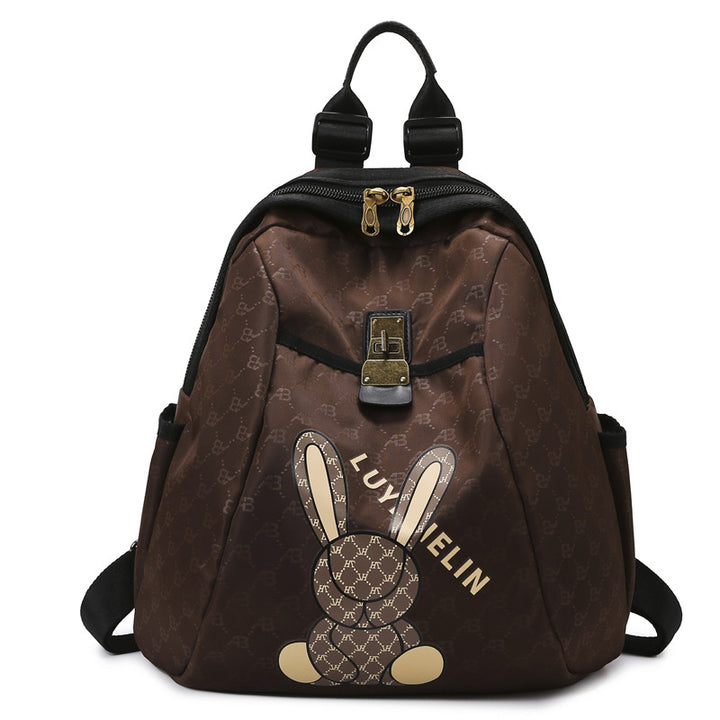 Cute Bunny Print Backpack Stornfield