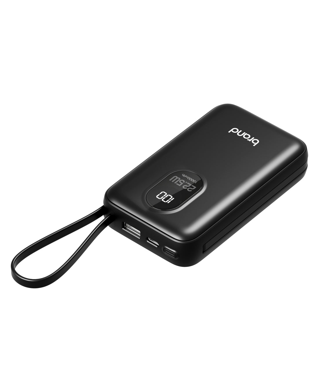 Portable Power Bank with Digital Charge Indicator and Intelligent Charging Port Stornfield