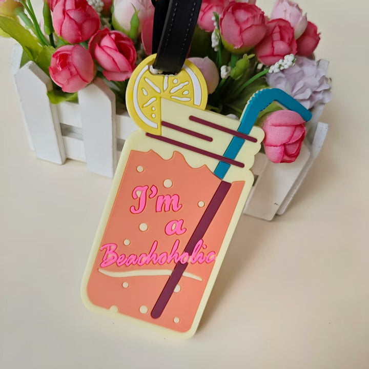 Unisex Luggage Tag in Playful Mermaid Design Bowlift