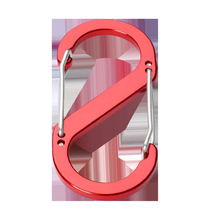 Aluminium carabiner with safety snap Stornfield