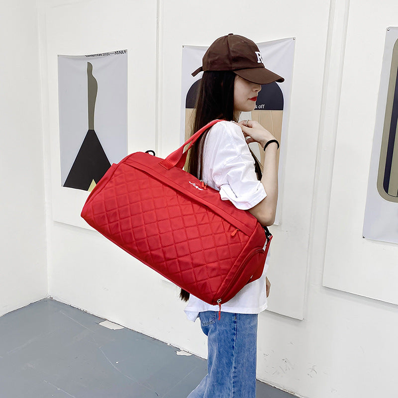Stylish Quilted Gym Duffel Bag Stornfield